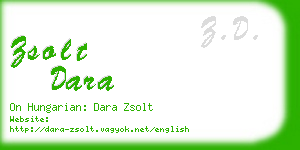 zsolt dara business card